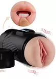 masturbaattorissa suu ja vagina - Motoroidut masturbaattorit - 8435565958558 - 2