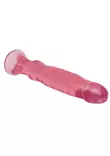 Punainen, pieni dildo on muotoiltu kuin aito penis. - Anustapit - 8713221832238 - 3