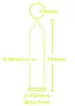 EXS Glowing Kondomit 3kpl - Kondomit - 5027701002978 - 2