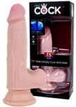 KingCock 3D Dildo 7,5" Kiveksillä - Dildot ja Tekopenikset - 603912762518 - 1