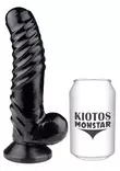 Dildon vieressä juomatölkki. dildo on noin kaksi kertaa tölkin mittainen. - Anustapit - 8720246441178 - 2