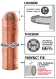 Perfect 1" Mega Extension Penisjatke - Penisjatkot, Holkit ja Potenssituet - 603912345698 - 2