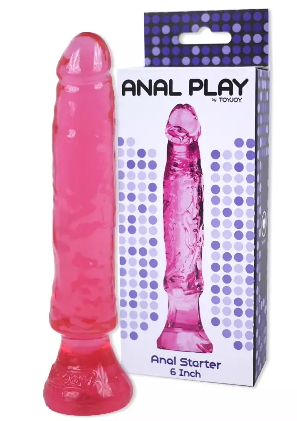 Pieni dildo.Suora malli, kapenee reilusti tyvessä, jonka jälkeen kanta leveämpi. - Anustapit - 8713221832238 - 1