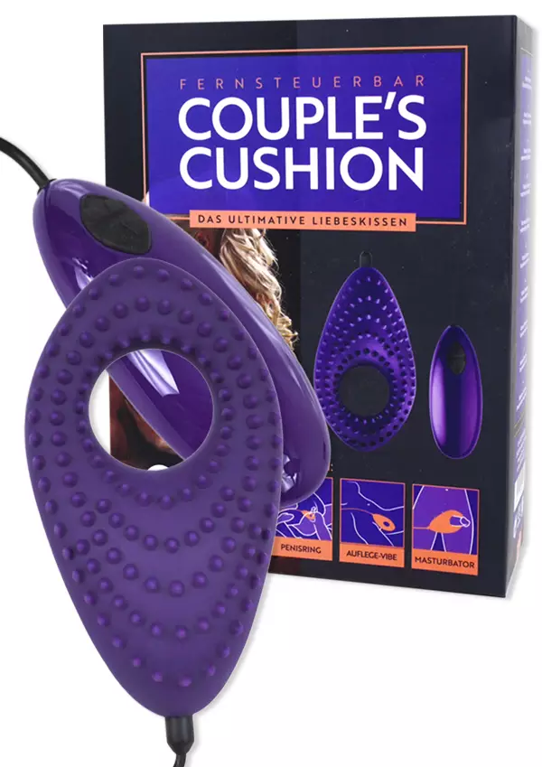 Couple's Cushion Pariskuntavibraattori - Penisrenkaat - 4024144605408 - 1