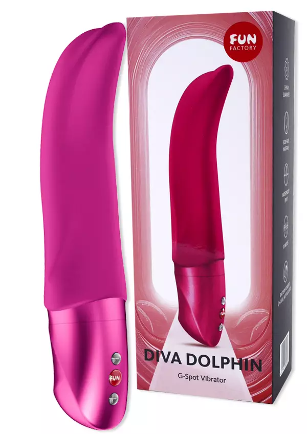 G-pistevibraattori on pinkki ja delfiiinin muotoinen. - Vibraattorit - 4255821801848 - 1