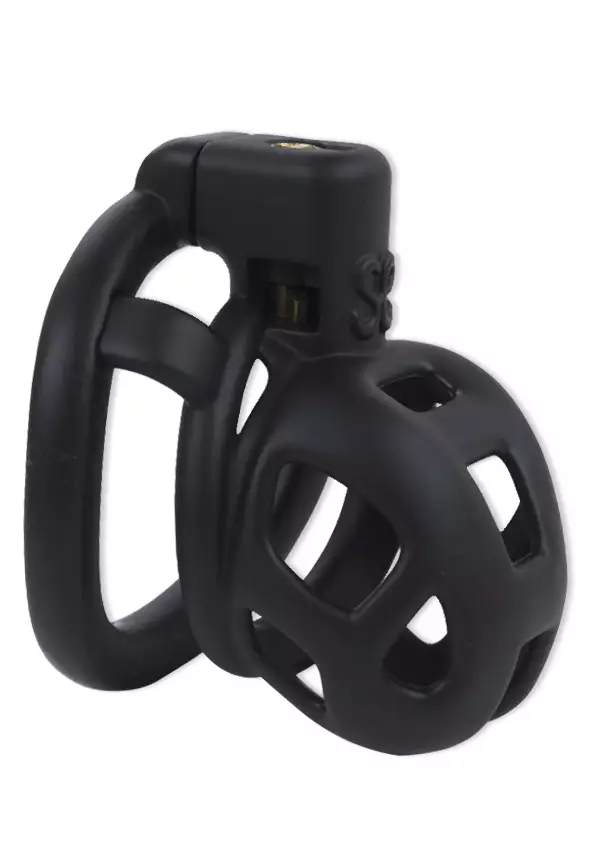 Musta, muovinen miesten siveysvy=C3=B6. Todella luhyt ja penish=C3=A4k=
iss=C3=A4 aukkoja. - Siveysvyöt - 6971017806678 - 1