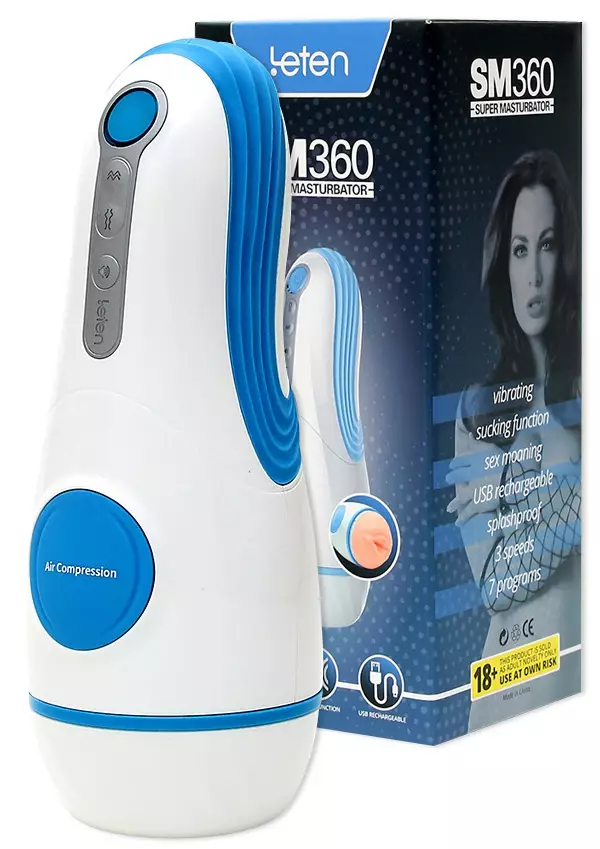 SM360 Leten Super Masturbaattori - Motoroidut masturbaattorit - 6920995495558 - 1