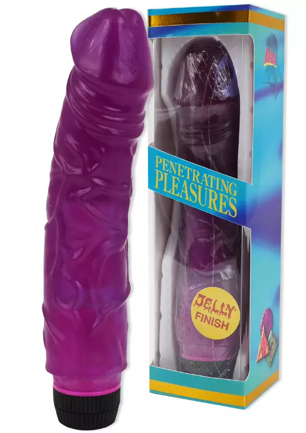 Vibraattori Big Boss Jelly Lila - Vibraattorit - 4890888250118 - 1