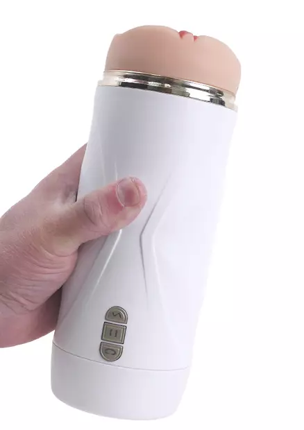 masturbaattori miehen kädessä. - Motoroidut masturbaattorit - 8435565958589 - 2