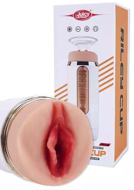 Imevä tekopillu, jossa tarkat yksityiskohdat. Kotellon pakattu ja sisus aitoa ihoa muistuttava. - Motoroidut masturbaattorit - 8435565958589 - 1