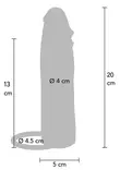 HydratedSkin Penisjatke 20cm Vibralla - Penisjatkot, Holkit ja Potenssituet - 8713221841919 - 6