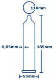 Pure Feel MisterSize 53 Kondomit - Kondomit - 4260605480089 - 2