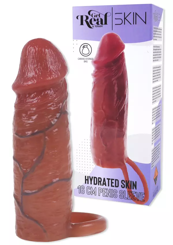 HydratedSkin Penisjatke 16cm - Penisjatkot, Holkit ja Potenssituet - 8713221841889 - 1