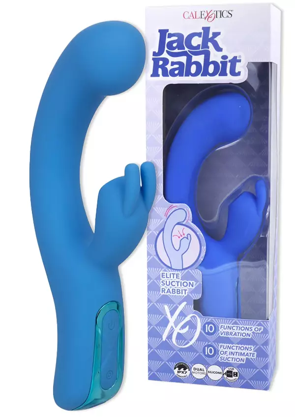 Silikoninen vibrattori. Sininen hieromasauva, jonka k=C3=A4rki paksump=
i. Klitoriskiihotin, jossa pienen pupun kokrvat.=20 - Vibraattorit - 716770105899 - 1