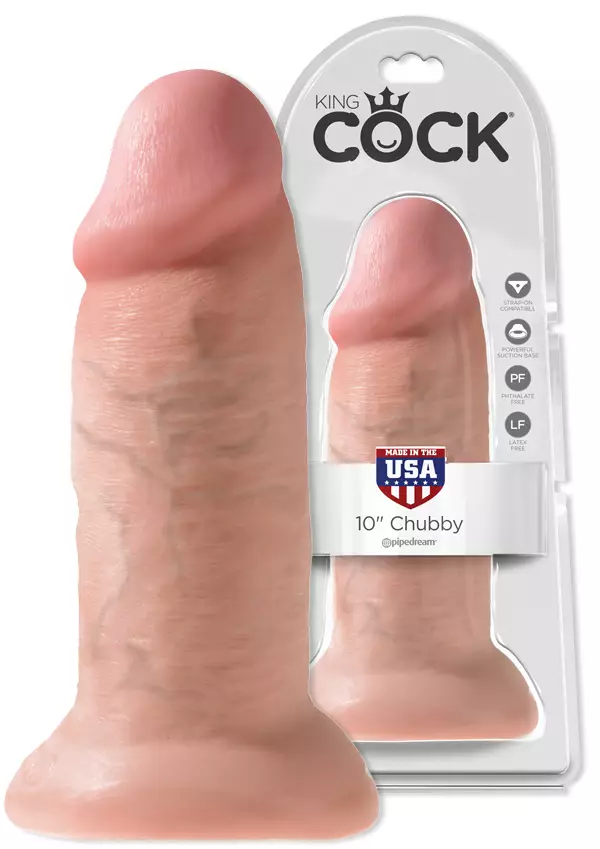 King Cock 10 Chubby Dildo - Dildot ja Tekopenikset - 603912753929 - 1