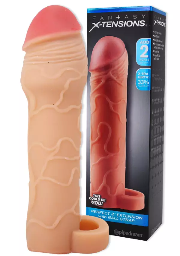 Perfect 2" Extension Rengas Penisjatke - Penisjatkot, Holkit ja Potenssituet - 603912345759 - 1