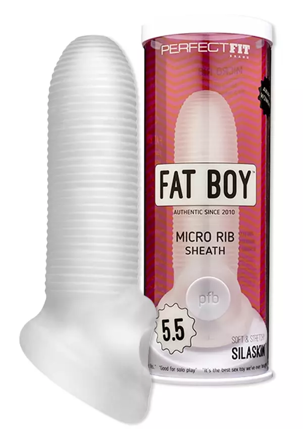 PerfectFit FatBoy MicroRibbed Penisjatke - Penisjatkot, Holkit ja Potenssituet - 851127008109 - 1