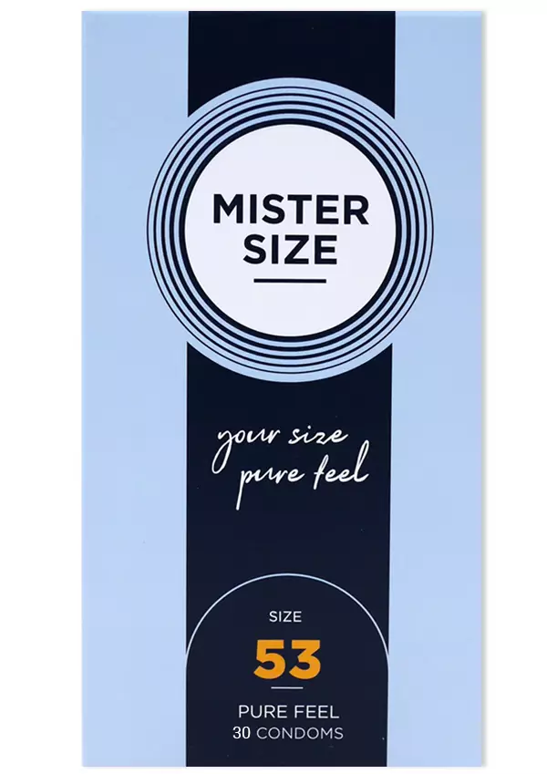 Pure Feel MisterSize 53 Kondomit 30kpl - Kondomit - 7069 - 1