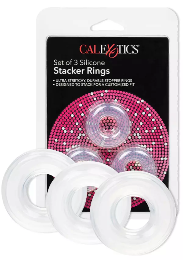 Stacker Rings Silikoniset Penisrenkaat - Penisrenkaat - 716770091499 - 1