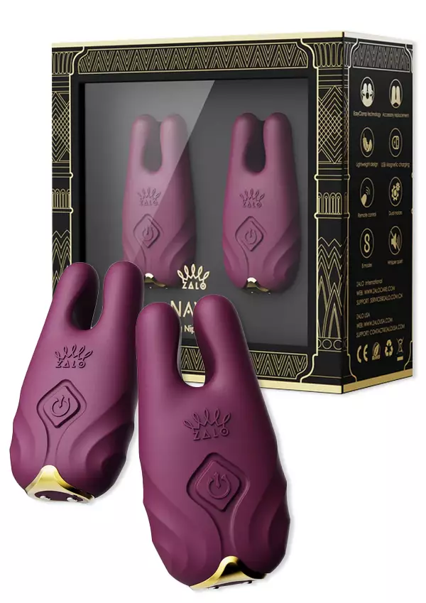 Nännipuristimet, joissa vibra - Nipistimet - 735632930479 - 1