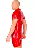 Lateksihaalarissa pieni pystykaulus. - Lateksi Catsuitit ja Bodyt - LA1214P - 3